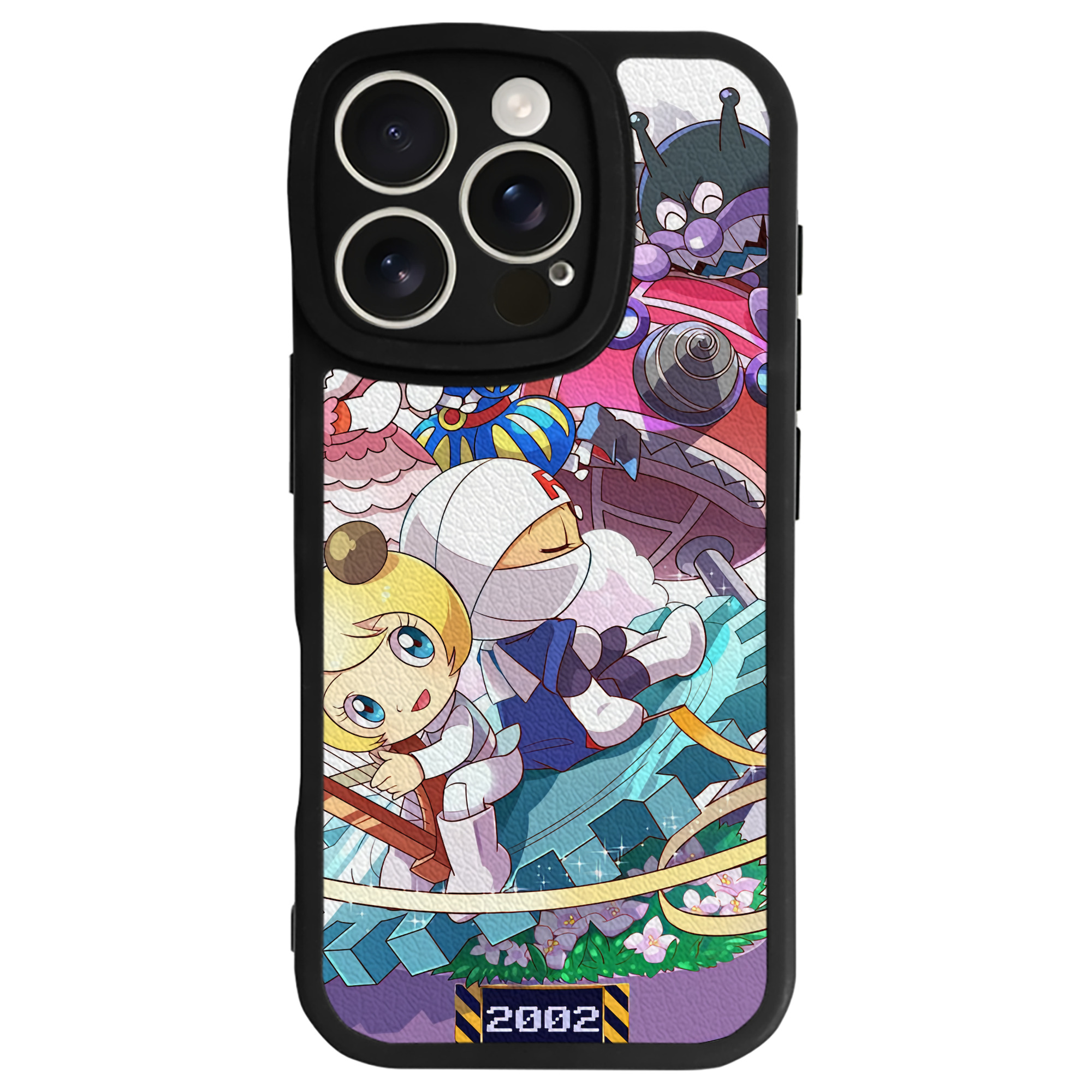 （画像用） アンパンマン Anpanman 【iPhone 16シリーズ対応】シリコンスマホケース（レザー調） 材質：シリコン
